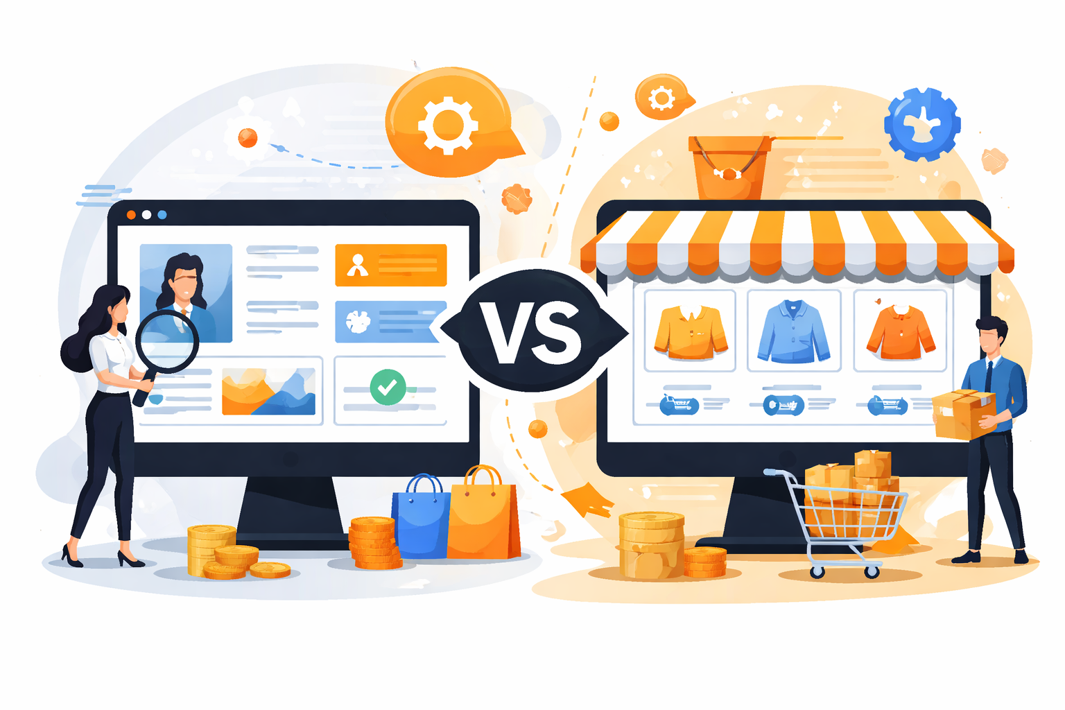 Pag Web vs Ecomerce